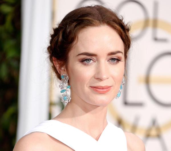 Golden Globes 2015 Makeup: Emily Blunt