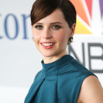 How To Recreate Felicity Jones' Coral-Orange Golden Globes Lip & Updo