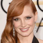 Golden Globes 2015 Hair: Jessica Chastain