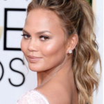 The Secret To Chrissy Teigen’s Pert Pony At The 2015 Golden Globes