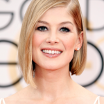 2015 Golden Globes Hair & Makeup: Rosamund Pike