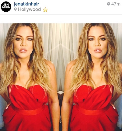 The Trick To Khloe Kardashian’s Tousled Goddess Hair Look