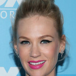 January Jones’ Shocking Pink Lip You Need To Recreate This Second