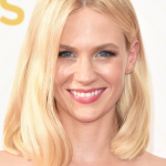 January Jones’ Disco-era Glamorous Makeup Look