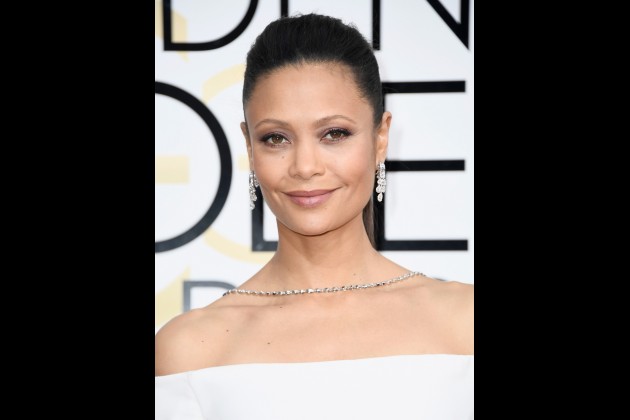 The Trick To Thandie Newton’s Golden Globes Hairstyle